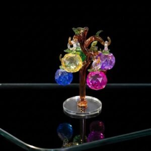 Alternative view of Crystal Fruit Tree Ornament