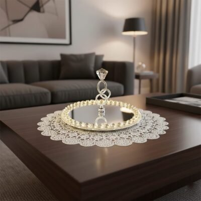 Aurora Crystal Serving Tray