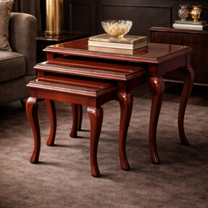 Royal Nesting Tables – Red Beechwood