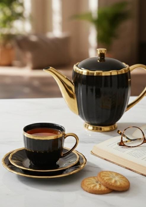 Celeste Gold Tea & Dessert Set - Image 12