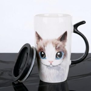 Alternative view of 1 Porcelain Mug 1 Lid