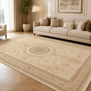 Ivory Serenity Medallion Rug