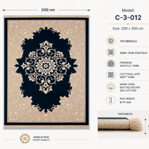 Alternative view of Royal Navy Elegance Rug