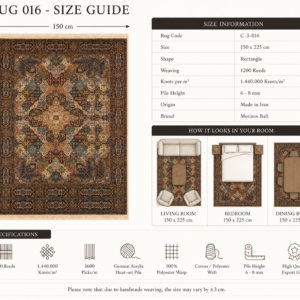 Alternative view of Persian Mosaic Heritage Rug