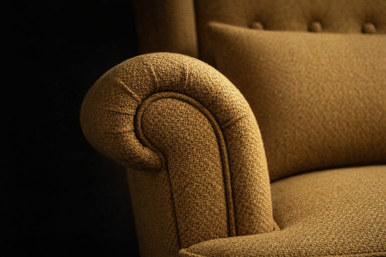 Aurelia Wingback Chair & Ottoman - Image 4